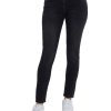 Γυναικείο μαύρο ξεθωριασμένο Jean Denim Momfit