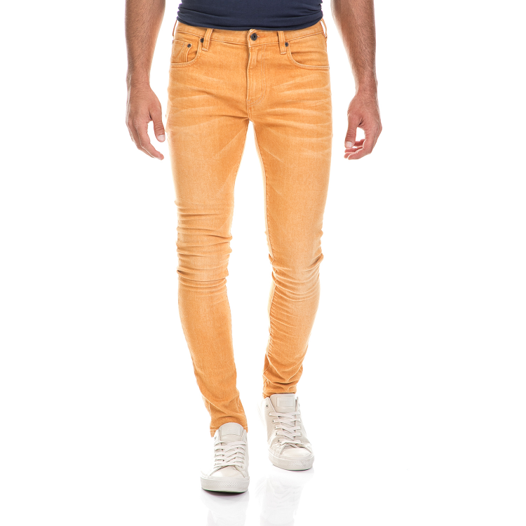 SCOTCH & SODA - Ανδρικό παντελόνι Skim - Yarn Dyed Colours SCOTCH & SODA πορτοκαλί