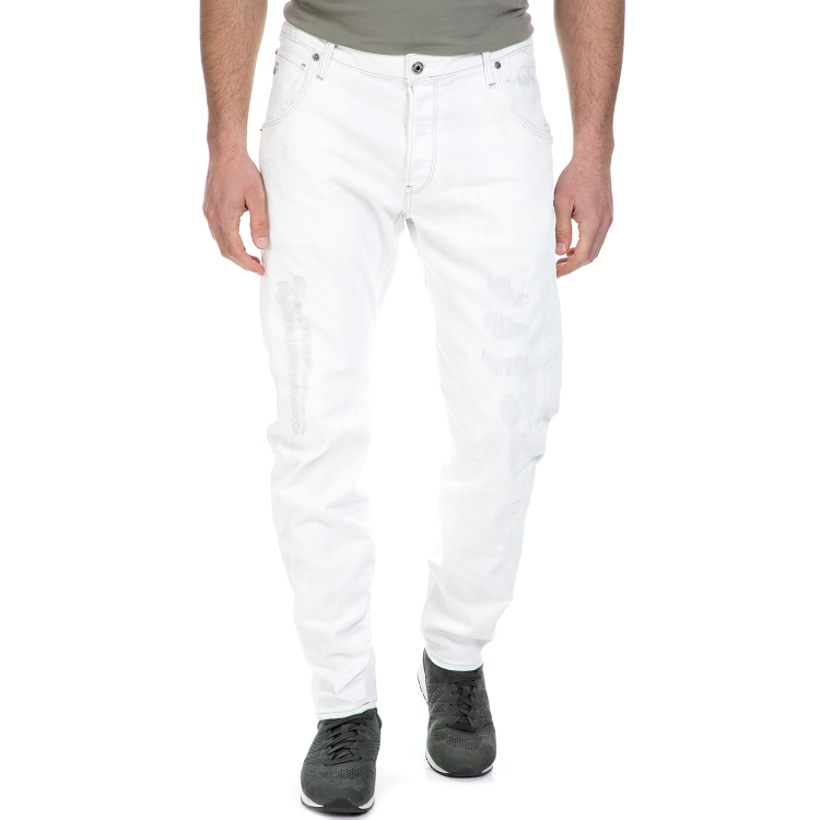 G-STAR RAW - Ανδρικό τζιν παντελόνι G-Star Raw Arc 3D Tapered λευκό