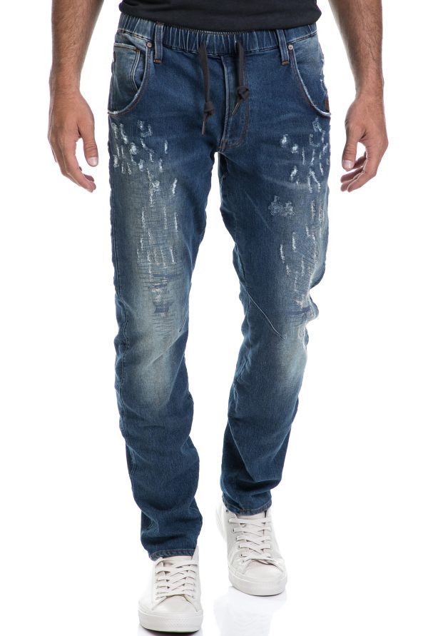 G-STAR - Ανδρικό τζιν παντελόνι G-Star μπλε με σκισίματα