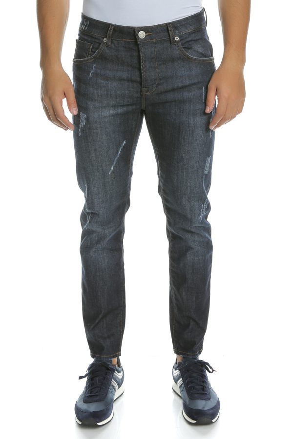 HAMAKI-HO - Ανδρικό τζιν παντελόνι HAMAKI-HO μπλε