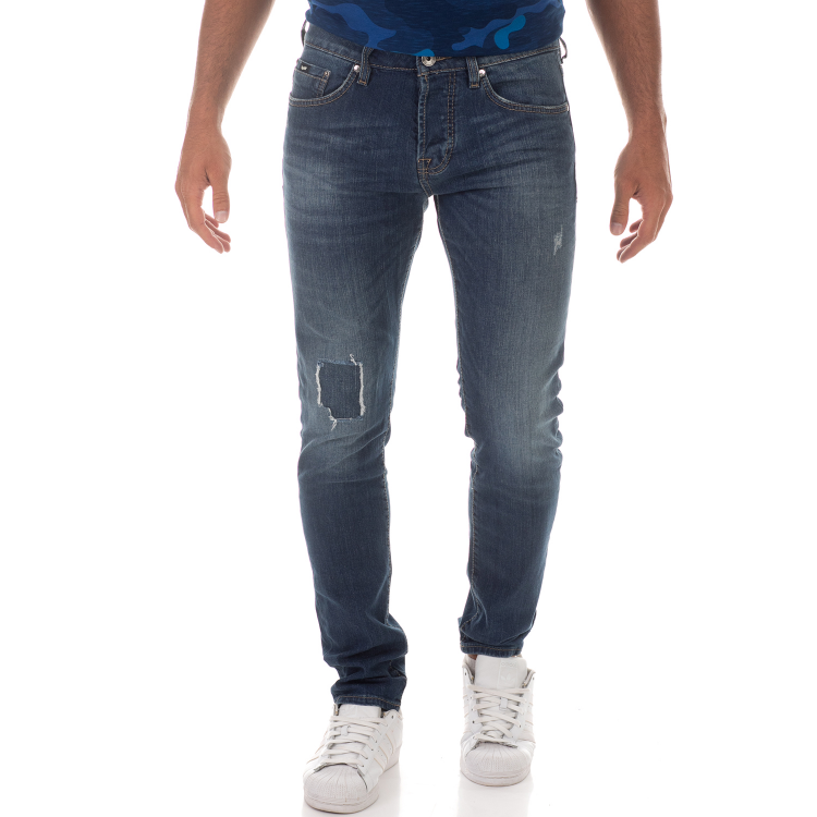 GAS - Ανδρικό jean παντελόνι TASCHE NORTON CARROT ENTROG. μπλε