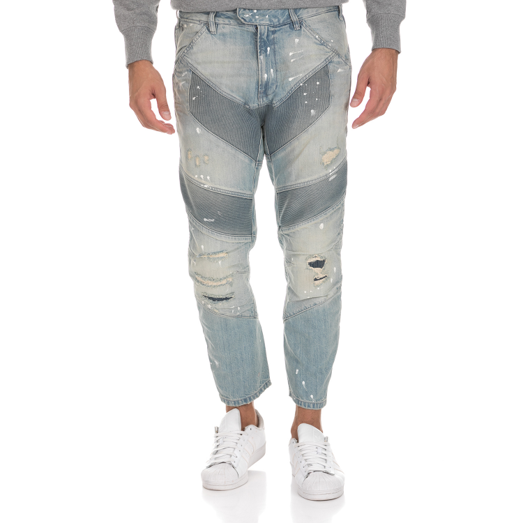 G-STAR RAW - Ανδρικό τζιν παντελόνι G-STAR RAW RE MOTAC-X 3D TAPERED CROPPED μπλε
