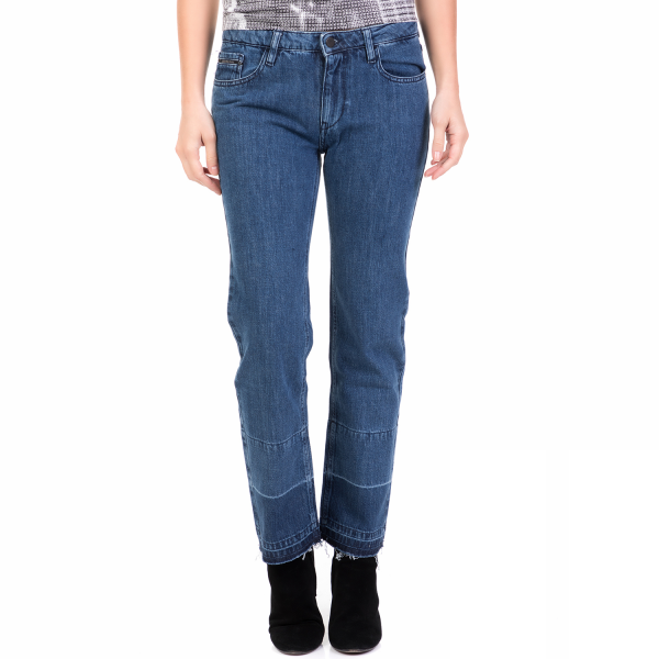CALVIN KLEIN JEANS - Γυναικείο τζιν παντελόνι MID RISE STRAIGHT CALVIN KLEIN JEANS μπλε CALVIN KLEIN JEANS - Γυναικείο τζιν παντελόνι MID RISE STRAIGHT CALVIN KLEIN JEANS μπλε