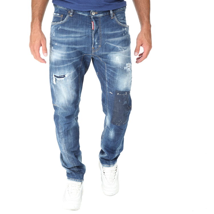 Dsquared2 - Ανδρικό jean παντελόνι Dsquared2 TIDY BIKER μπλε