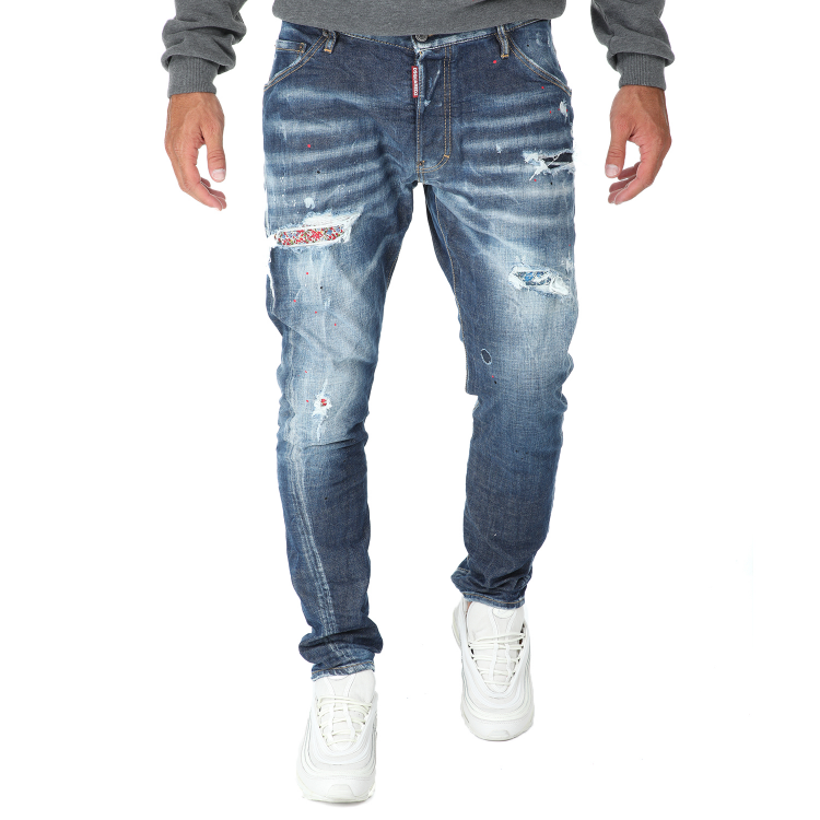 Dsquared2 - Ανδρικό jean παντελόνι Dsquared2 Classic Kenny Twist μπλε