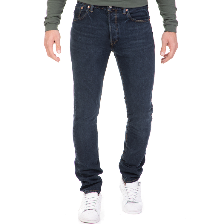 LEVI'S - Ανδρικό τζιν παντελόνι LEVI'S 501 SKINNY DARK HOURS μπλε