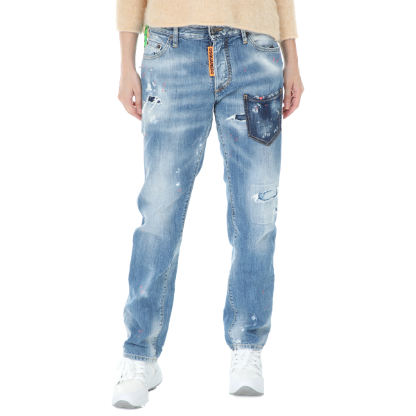 D-SQUARED - Γυναικείο jean παντελόνι DSQUARED2 μπλε D-SQUARED - Γυναικείο jean παντελόνι DSQUARED2 μπλε