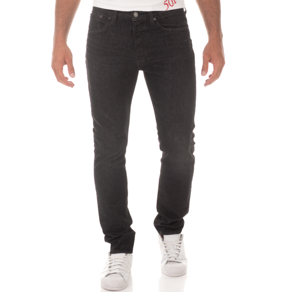 LEVI'S - Ανδρικό τζιν παντελόνι LEVI'S 501 SKINNY AIRDRY μαύρο