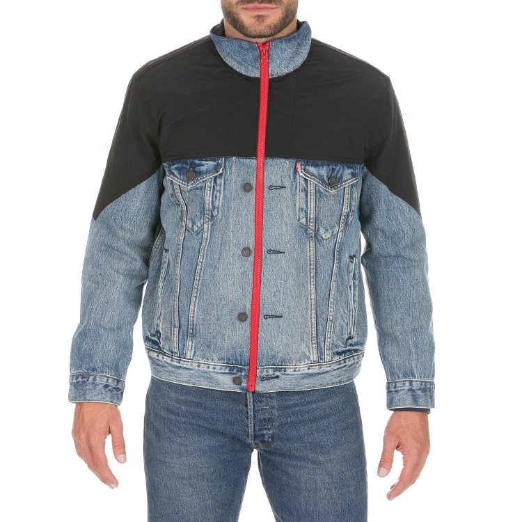 LEVI'S - Ανδρικό jacket LEVI'S UNBASIC MOCKNECK TRUCKER μπλε