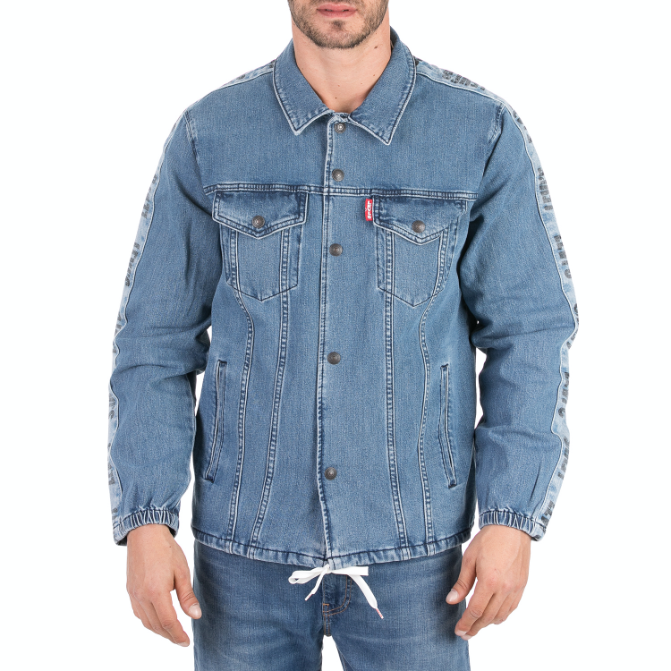 LEVI'S - Ανδρικό jean jacket LEVI'S TRACK COACH'S TRUCKER BUZZER μπλε