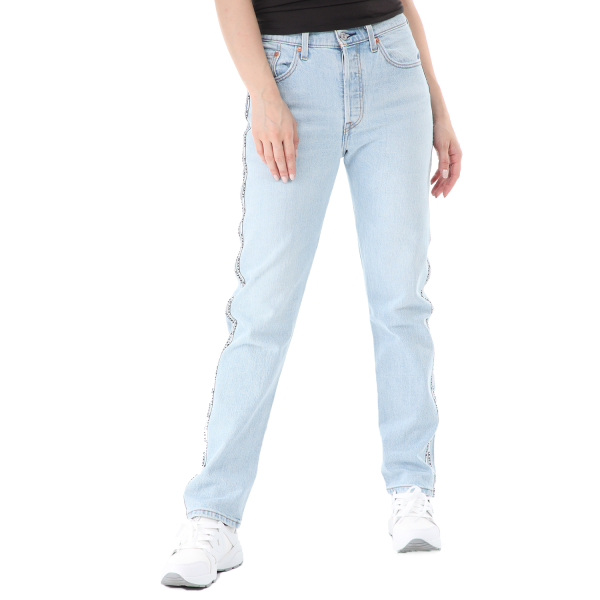 LEVI'S - Γυναικείο cropped jean παντελόνι LEVI'S 501 CROP DIBS μπλε