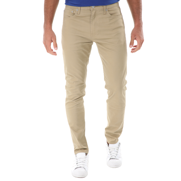 LEVI'S - Ανδρικό jean παντελόνι LEVI'S 512 SLIM TAPER HARVEST GOLD μπεζ