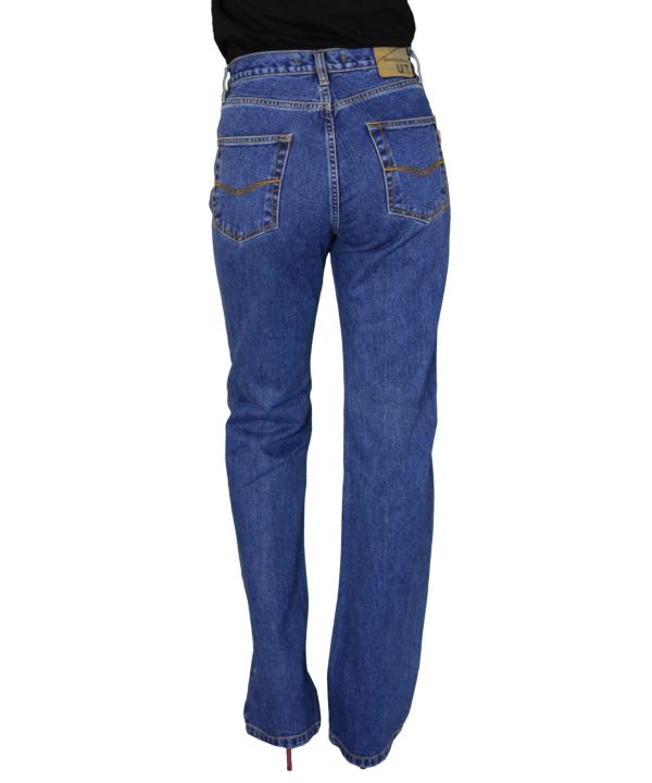 Γυναικείο τζιν ψηλόμεσο μπλε bootcut