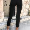 Γυναικείο μαύρο τζιν παντελόνι σωλήνας ελαστικό 3