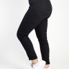 Γυναικείο μαύρο ελαστικό τζιν παντελόνι Plus Size 3