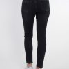 Γυναικείο μαύρο ξεθωριασμένο Jean Denim Momfit