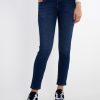 Γυναικείο Blue Jean Denim Mom Fit με ξεβάμματα HM6252