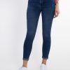 Γυναικείο μπλε Jean Denim Momfit ξεθωριασμένο HM6294 Γυναικείο μπλε Jean Denim Momfit ξεθωριασμένο HM6294
