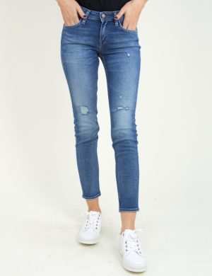 Γυναικείο μπλε τζην παντελόνι ξεβαμμένο Lee Scarlett L30WRONK Γυναικείο μπλε τζην παντελόνι ξεβαμμένο Lee Scarlett L30WRONK