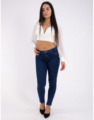 Γυναικείο μπλε τζιν παντελόνι Lee Scarlett L526DTJB Γυναικείο μπλε τζιν παντελόνι Lee Scarlett L526DTJB