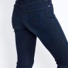 Γυναικείο μπλέ σκούρο τζιν παντελόνι Lee Elly 4