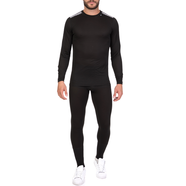 HELLY HANSEN - Ανδρικό σετ με κολάν και μπλούζα HELLY HANSEN COMFORT LIGHT μαύρο