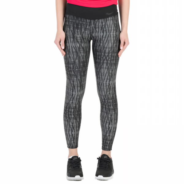 SAUCONY - Γυναικείο αθλητικό μακρύ κολάν Saucony SCOOT CROP 3/4 γκρι