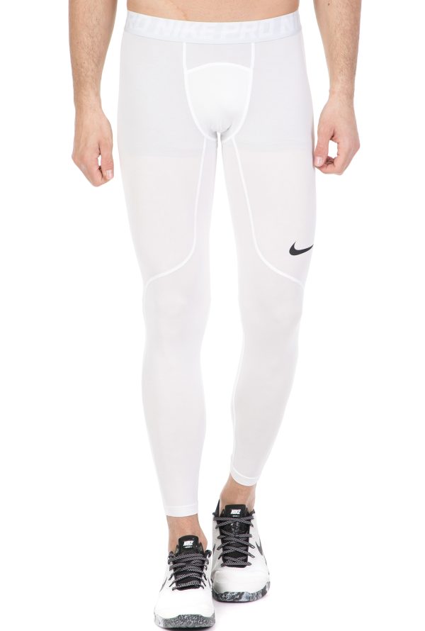 NIKE - Ανδρικό μακρύ κολάν NIKE λευκό