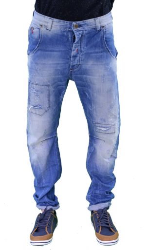 Trial ξεβαμμένο τζιν Bikerfit Vasco BP Trial ξεβαμμένο τζιν Bikerfit Vasco BP