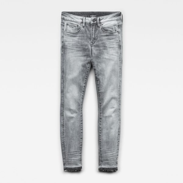 Γυναικείο παντελόνι G-Star RAW 3301 Mid Skinny Ripped Edge Ankle Jeans | Αυθεντικό