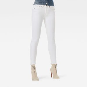 Ανδρικό παντελόνι G-Star 3301 Mid Skinny Ripped Edge Ankle Jeans Αυθεντικό