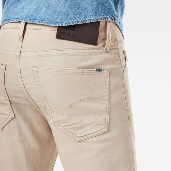 g-star-raw-3301-slim-colored-jeans-beige Ανδρικό παντελόνι G-Star RAW 3301 Slim Colored Jeans | Αυθεντικό