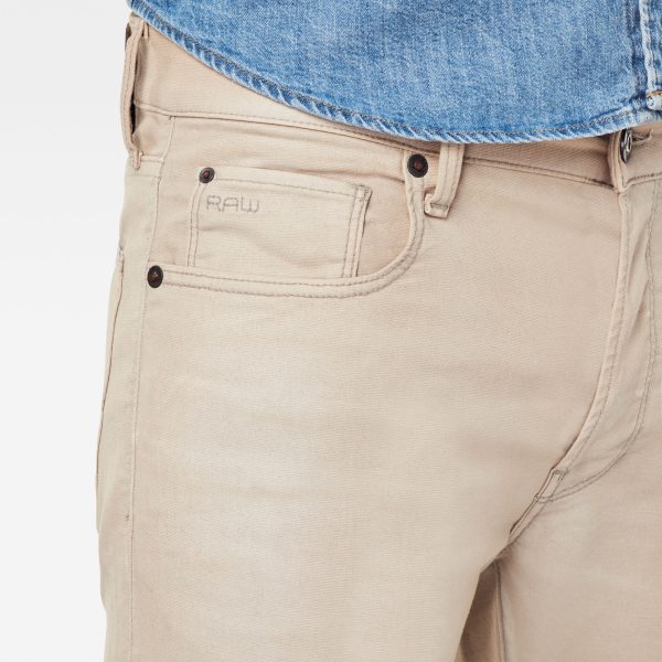 g-star-raw-3301-slim-colored-jeans-beige Ανδρικό παντελόνι G-Star RAW 3301 Slim Colored Jeans | Αυθεντικό