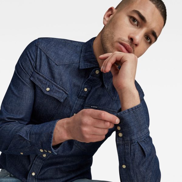 Ανδρικό Πουκάμισο G-Star RAW 3301 Slim Shirt | Original