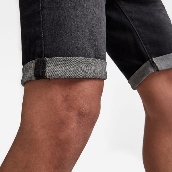 g-star-raw-3301-slim-short-grey-detail-shot-buckle Ανδρικό παντελόνι G-Star RAW 3301 Slim Short | Original