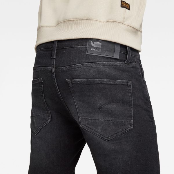g-star-raw-3301-slim-short-grey-front-flat Ανδρικό παντελόνι G-Star RAW 3301 Slim Short | Original