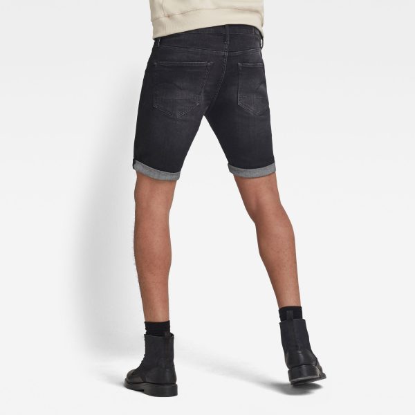 g-star-raw-3301-slim-short-grey-model Ανδρικό παντελόνι G-Star RAW 3301 Slim Short | Original