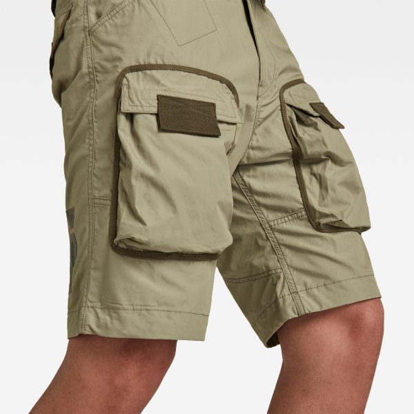 g-star-raw-3d-straight-poplin-shorts-green-detail-shot Ανδρική βερμούδα G-Star RAW 3D Straight Poplin Shorts | Αυθεντικό