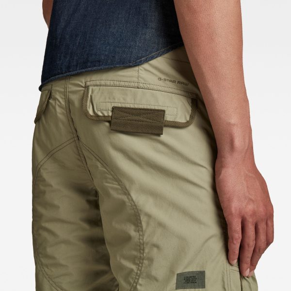 g-star-raw-3d-straight-poplin-shorts-green-model-back-zoom Ανδρική βερμούδα G-Star RAW 3D Straight Poplin Shorts | Αυθεντικό