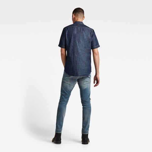 Ανδρικό παντελόνι G-Star RAW 5620 3D Zip Knee Skinny Jeans | Αυθεντικό