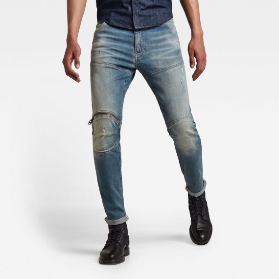 Ανδρικό παντελόνι G-Star 5620 3D Zip Knee Skinny Jeans Αυθεντικό