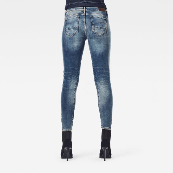 Γυναικείο παντελόνι G-Star RAW Arc 3D Mid Waist Skinny Jeans | Original