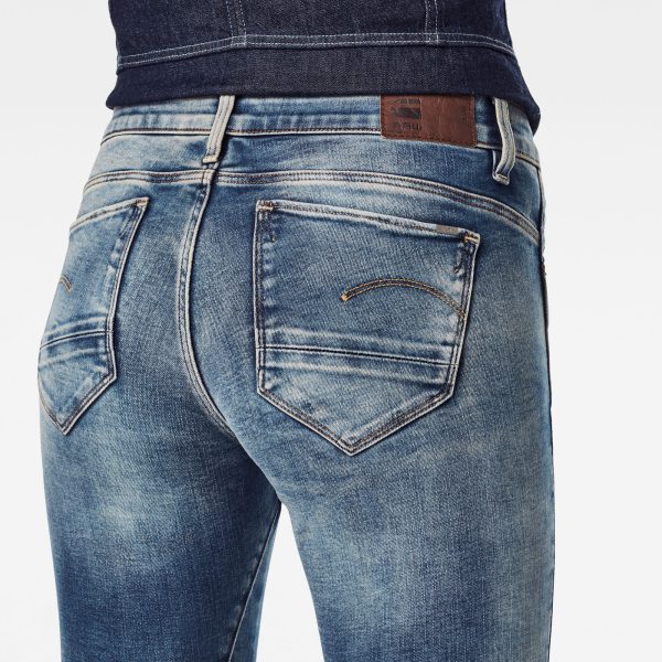 Γυναικείο παντελόνι G-Star RAW Arc 3D Mid Waist Skinny Jeans | Original