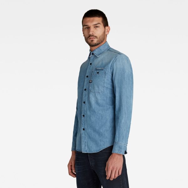 Ανδρικό Πουκάμισο G-Star RAW Bristum Slim Shirt | Αυθεντικό
