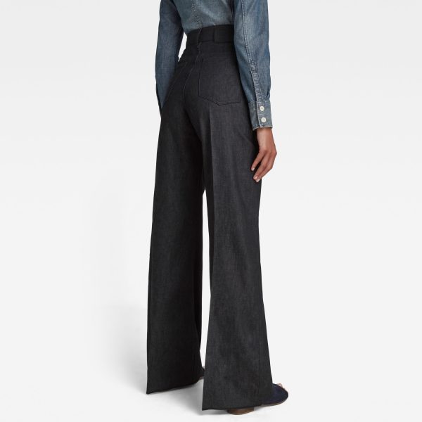 Γυναικείο παντελόνι G-Star RAW Deck Ultra High Wide Leg Jeans | Αυθεντικό