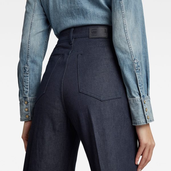 Γυναικείο παντελόνι G-Star RAW Deck Ultra High Wide Leg Jeans | Αυθεντικό