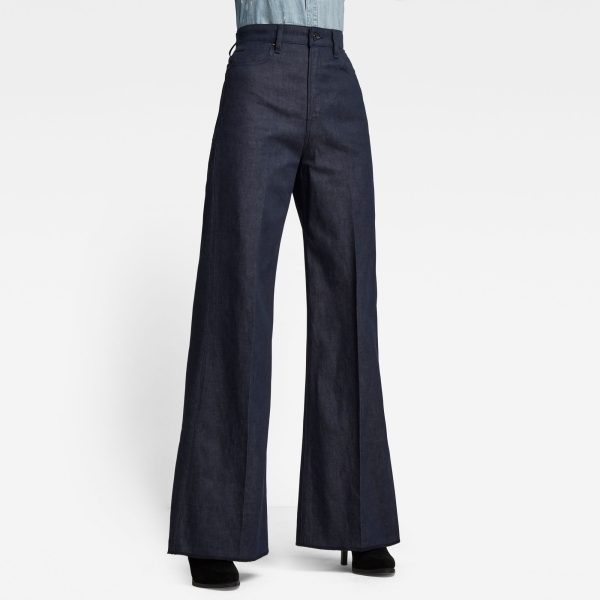 Ανδρικό παντελόνι G-Star Deck Ultra High Wide Leg Jeans Αυθεντικό