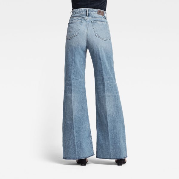 Γυναικείο παντελόνι G-Star RAW Deck Ultra High Wide Leg Jeans | Αυθεντικό
