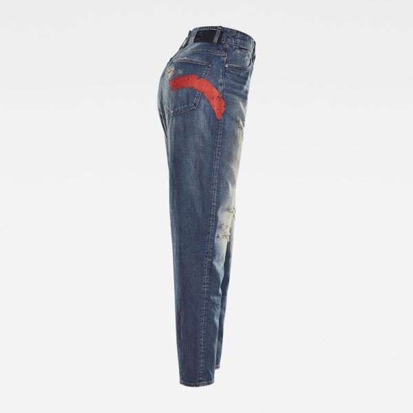 Γυναικείο παντελόνι G-Star RAW E Janeh Ultra High Mom Ankle Jeans | Original